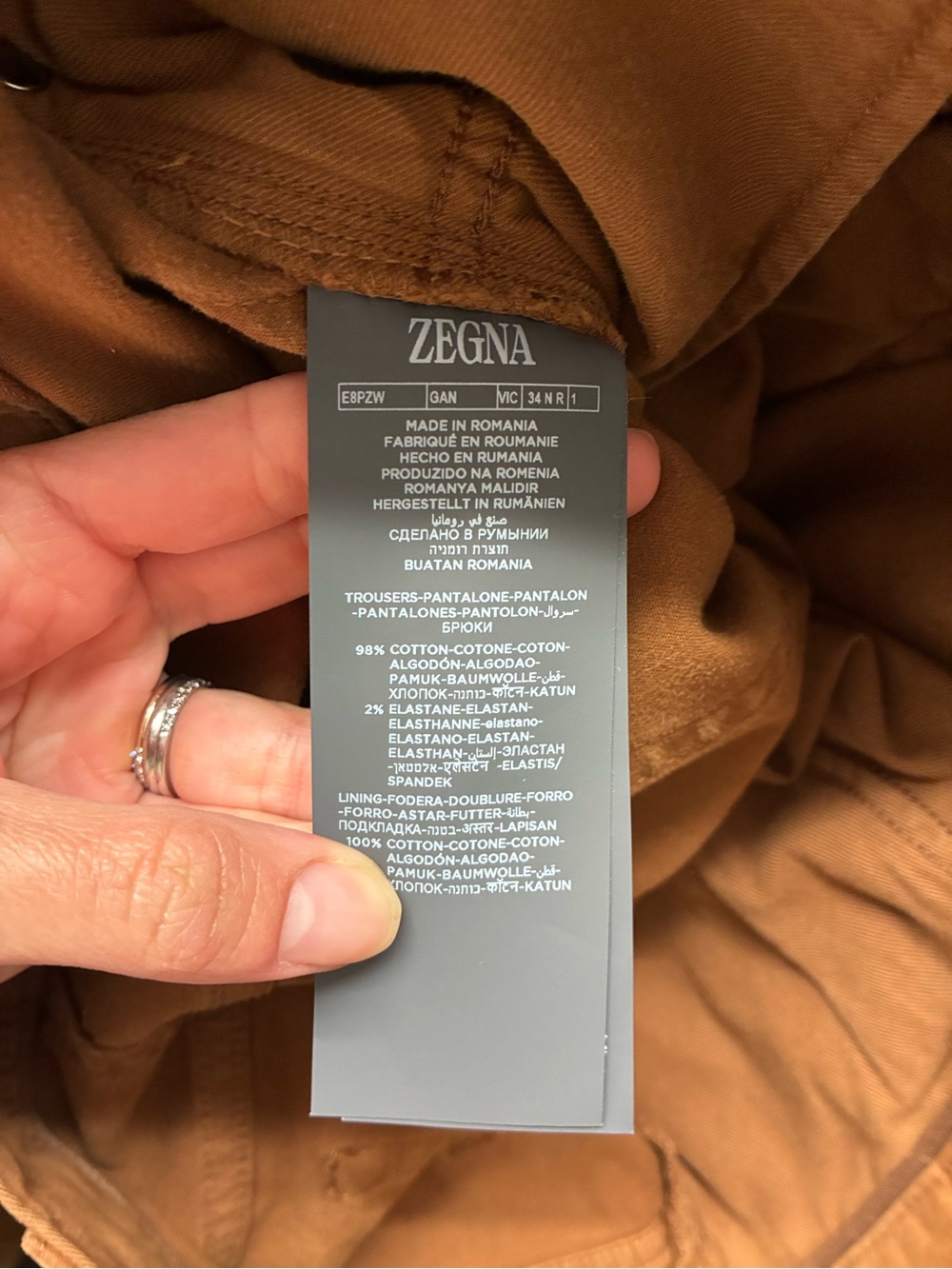 ZEGNA Luxury Classic Straight Fit Pants - Picture 4 of 6